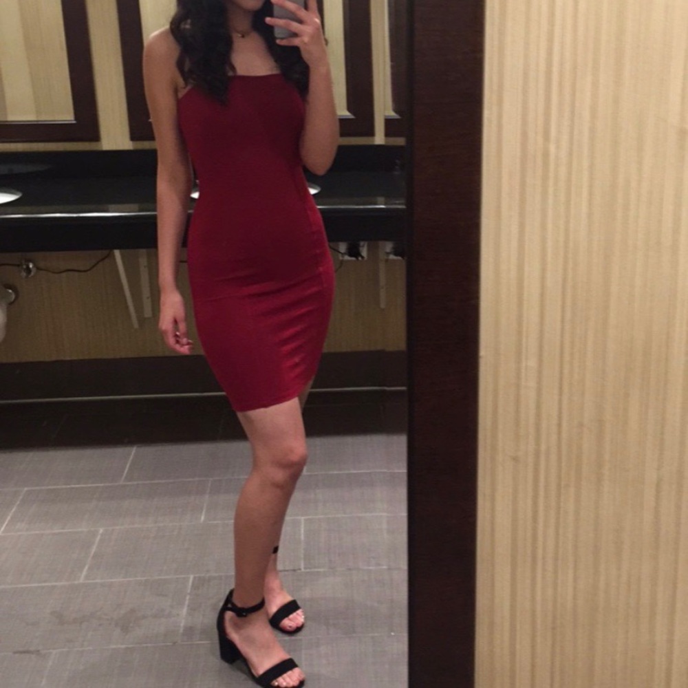 F21 Red Dress